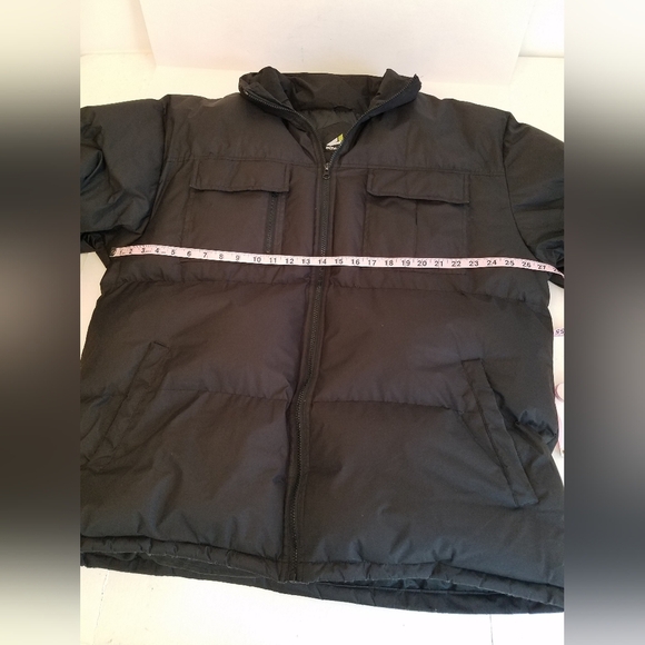 Athletech Men's Winter Outdoor Lined Jacket Coat Black Size XL - Picture 9 of 17